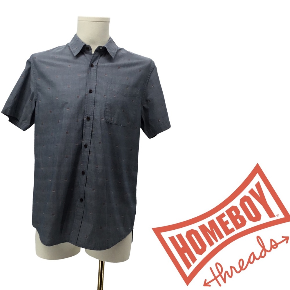 Katin Gray Casual Button Down Shirt